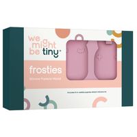 We Might Be Tiny Silicone Popsicle Mould With Lid & Sticks - Dusty Rose